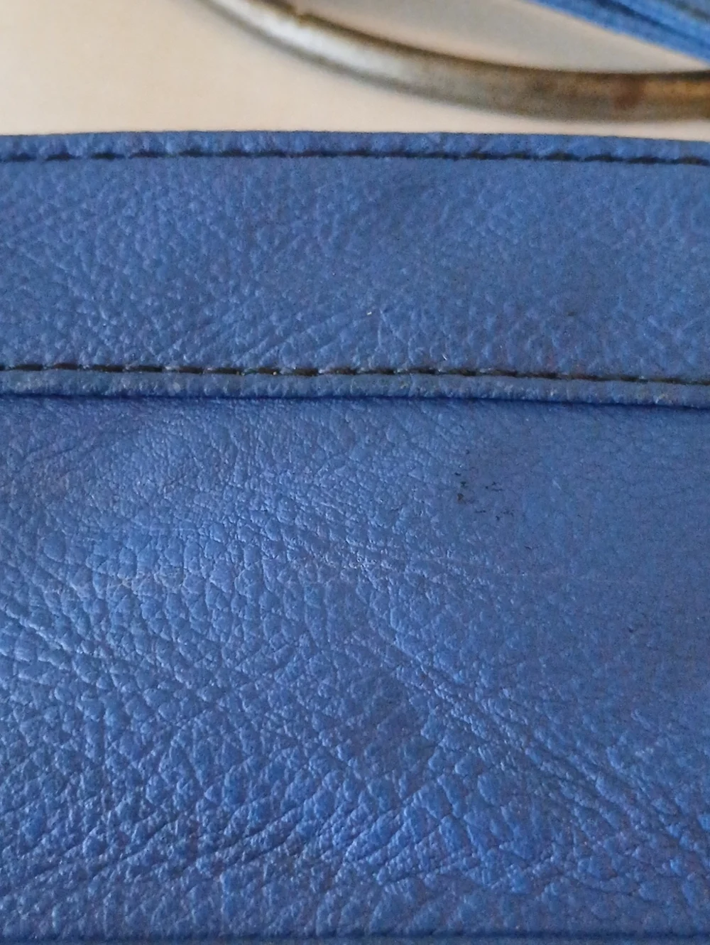 Poppie Jones Blue Wristlet Clutch